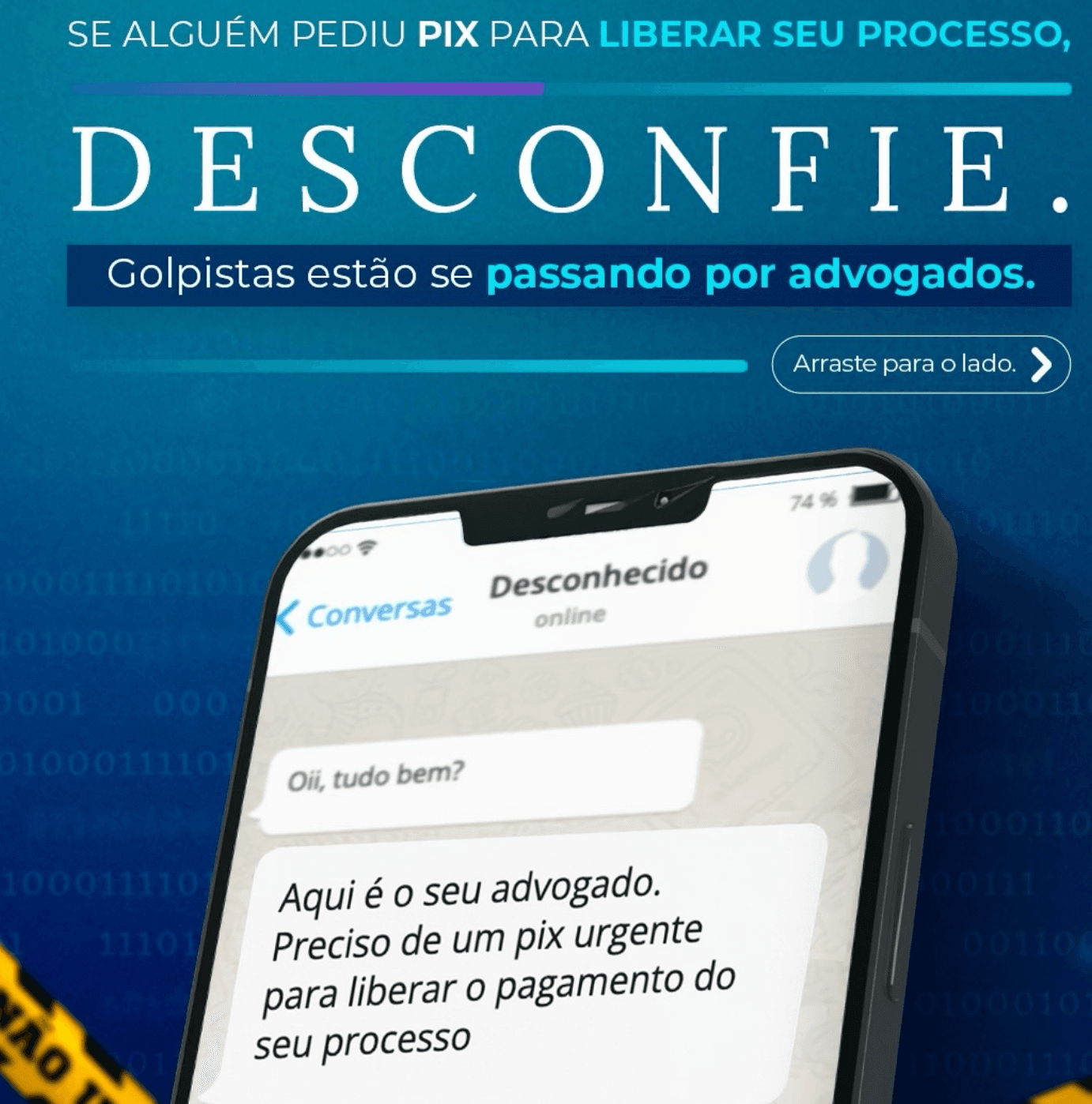 🚨 ALERTA - O golpe do Falso Advogado