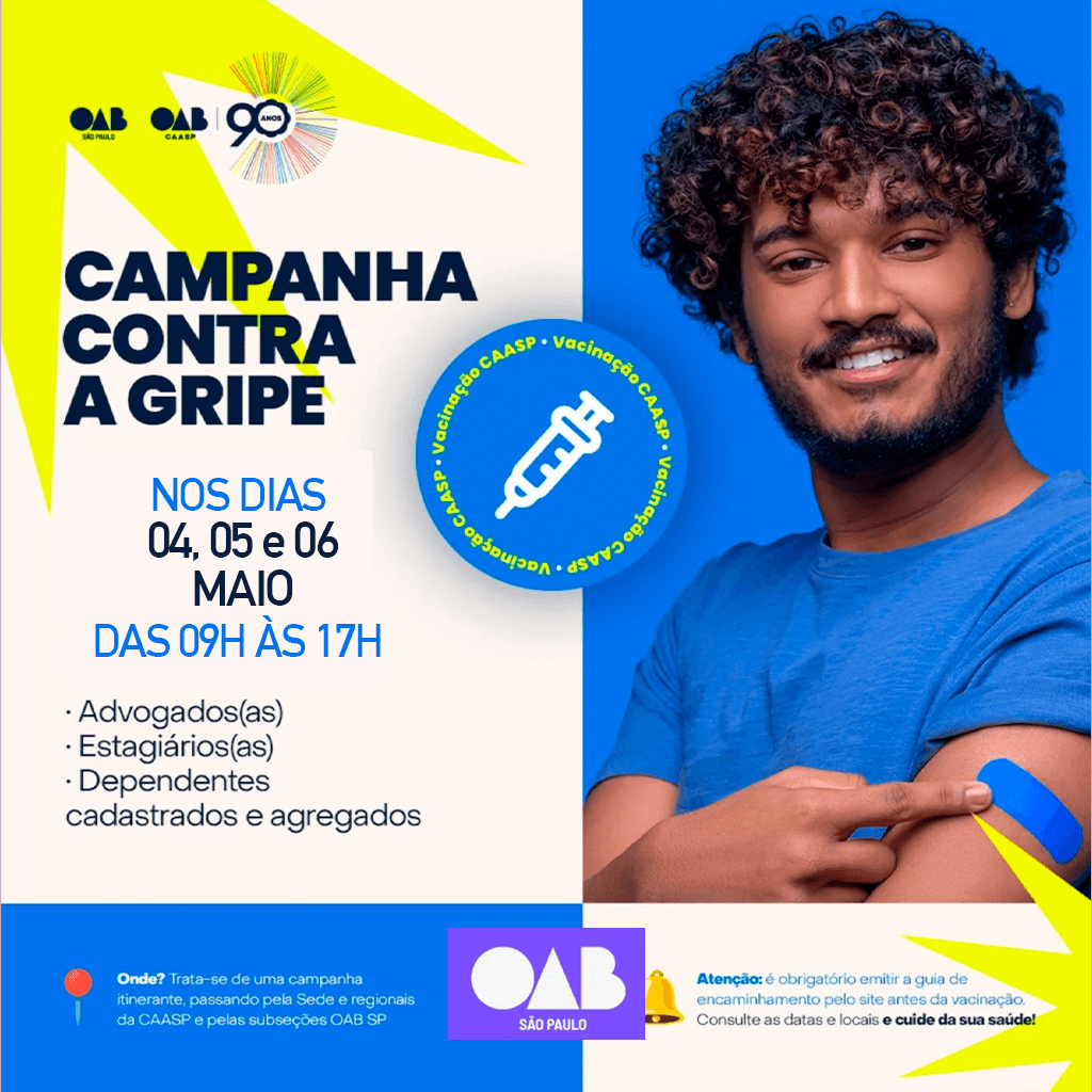 CAASP: Campanha de vacinação contra a gripe