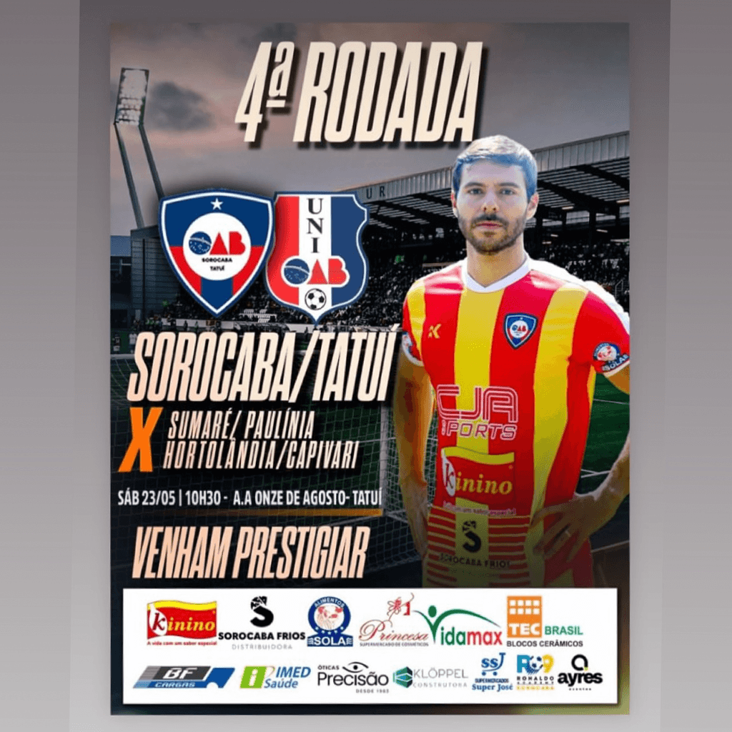 ⚽🔥 SOROCABA/ TATUÍ X SUMARÉ/ PAULINIA/ HORTOLANDIA/ CAPIVARI