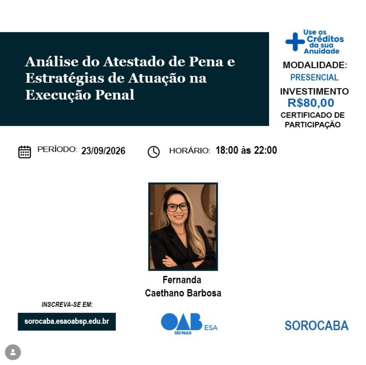 📙 ESA Sorocaba: Análise do Atestado de Pena e Estratégias de Atuação na Execução Penal
